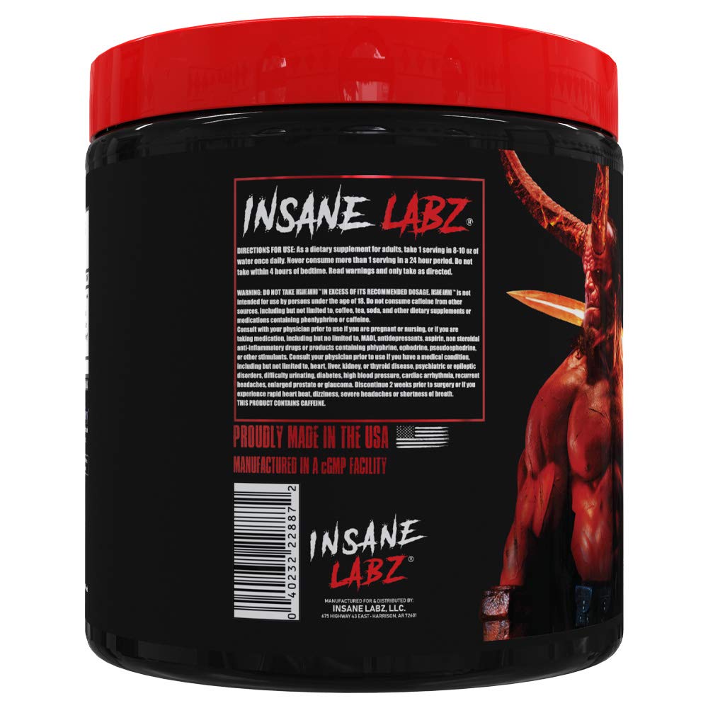 Amazon.com: Insane Labz Insane Amino Hellboy Edition, BCAA with